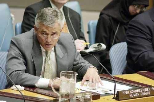 Sergio Vieira de Mello no Conselho de Segurança da ONU (Foto: Eskinder Debebe/ONU)