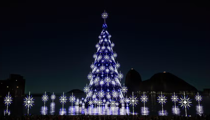 Árvore de Natal em Botafogo foto reprodução da Internet