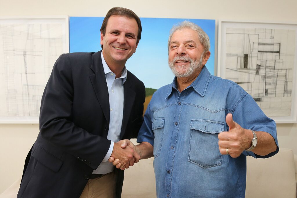 Eduardo Paes e Lula foto Instituto Lula