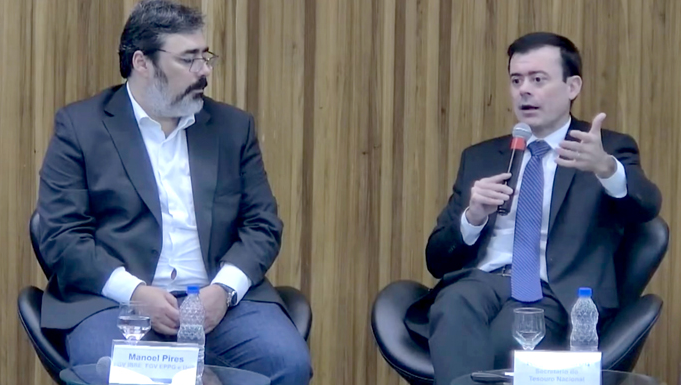 FGV IBRE Manoel Pires com Rogério Ceron foto Divulgação