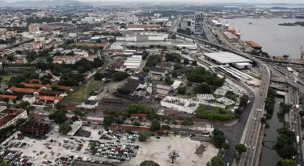 Gasômetro terreno no Porto Maravilha foto Prefeitura do Rio