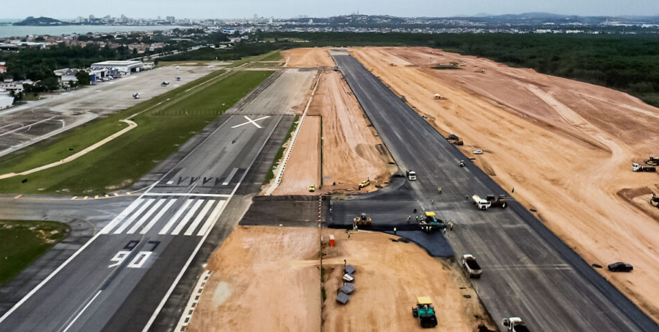 Macaé obras no aeroporto