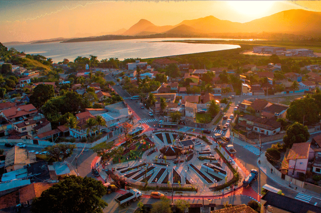 Maricá vista aérea foto Prefeitura