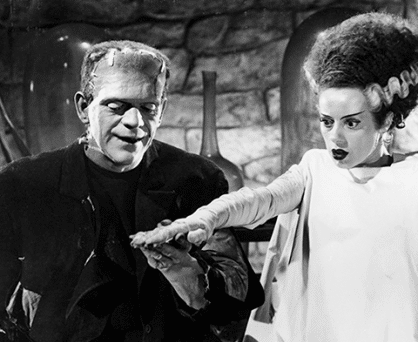 Cena do filme 'Frankenstein', um dos clássicos na programação de 'Monstros no cinema'