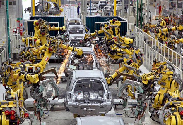 Nissan fábrica de Resende robôs na linha de produção foto Divulgação
