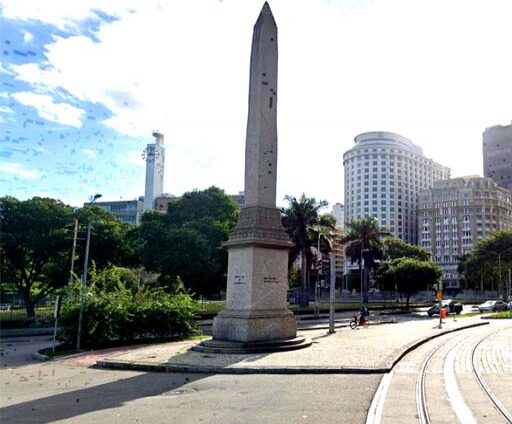 Obelisco da Rio Brando foto Google Earth