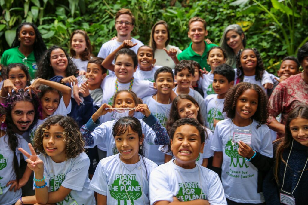 Plant-for-the-Planet alunos do Rio