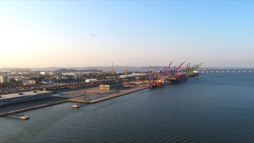 Porto do Rio vista aérea