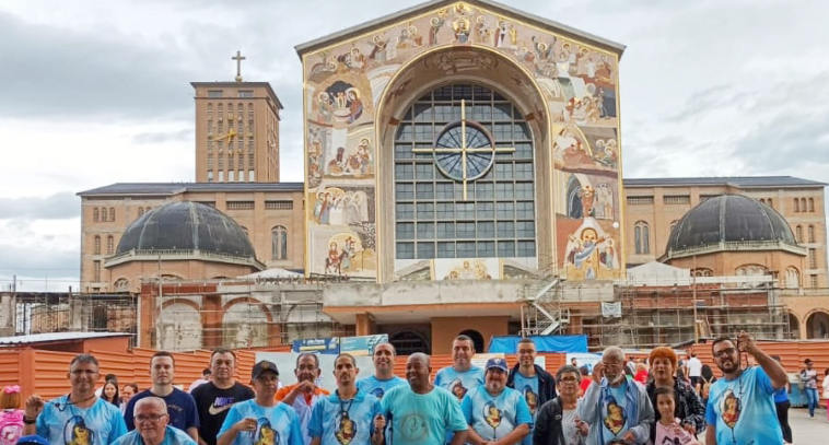 Romeiros do Rio no Santuário Nacional de Aparecida (foto Divulgação)