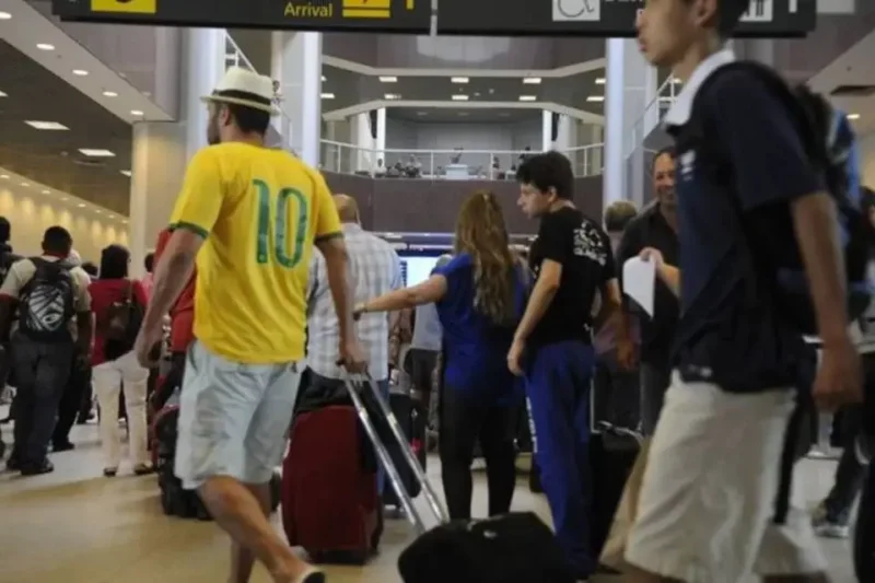 saguão do aeroporto santos dumont