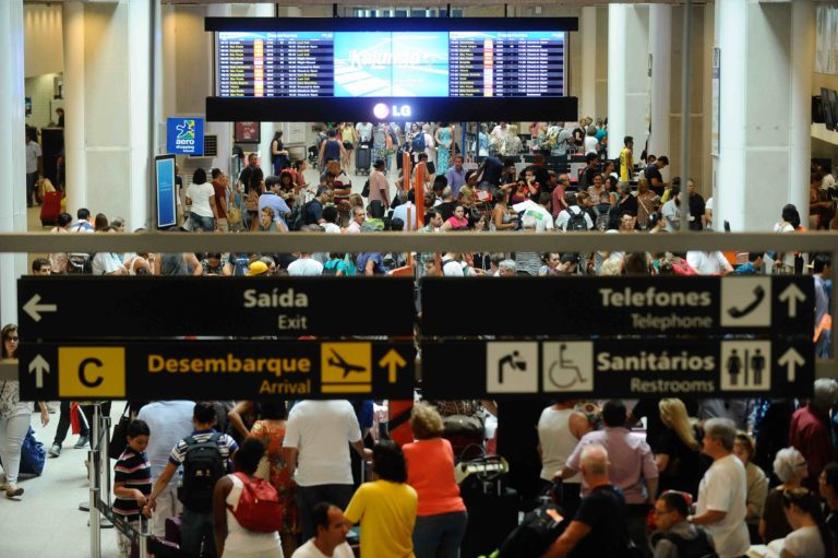 aeroporto santos dumont lotado