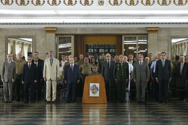 Solenidade do fim da Intervenção Federal no Rio de Janeiro, no Palácio Duque de Caxias