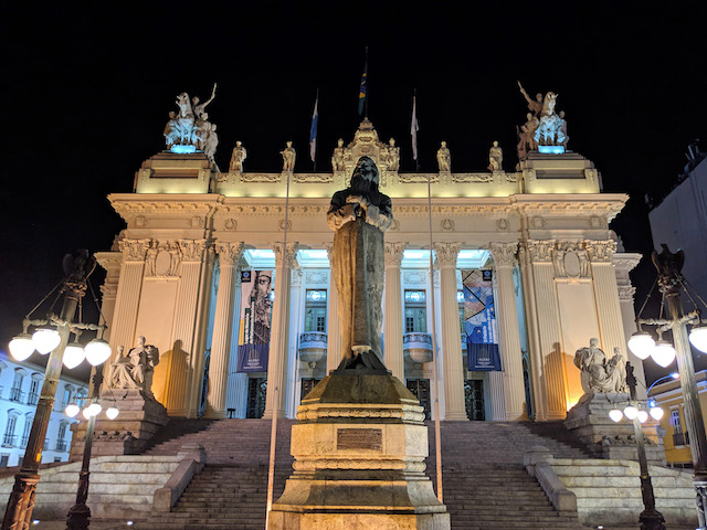 Palácio Tiradentes à noite